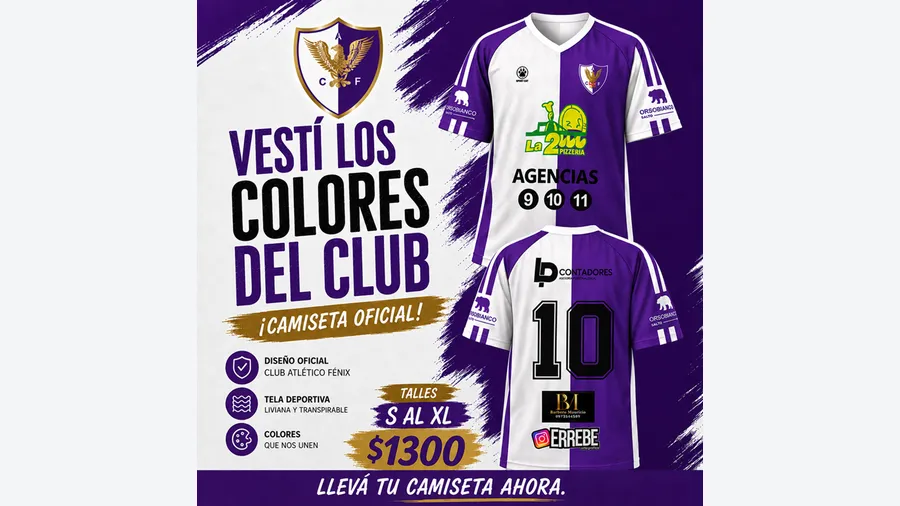 Camiseta Oficial 2026 - Adultos