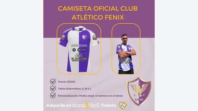 Imagen de ticket: Camiseta Oficial Club Atlético Fénix