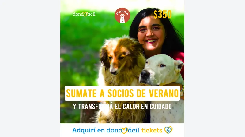 Imagen de ticket: Socios de verano - PRODEA - $350