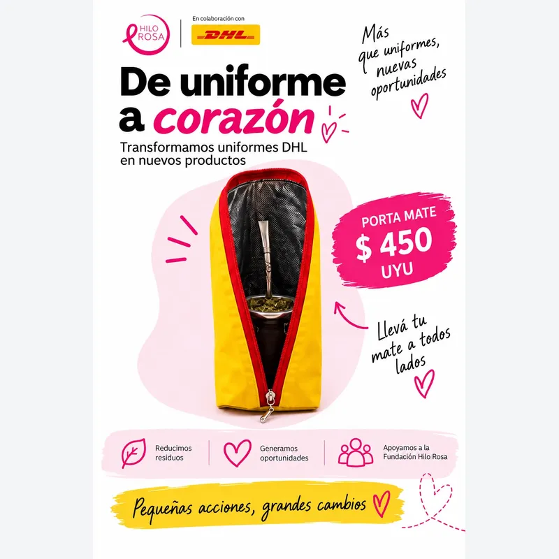 De Uniforme a Corazón - Porta Mate