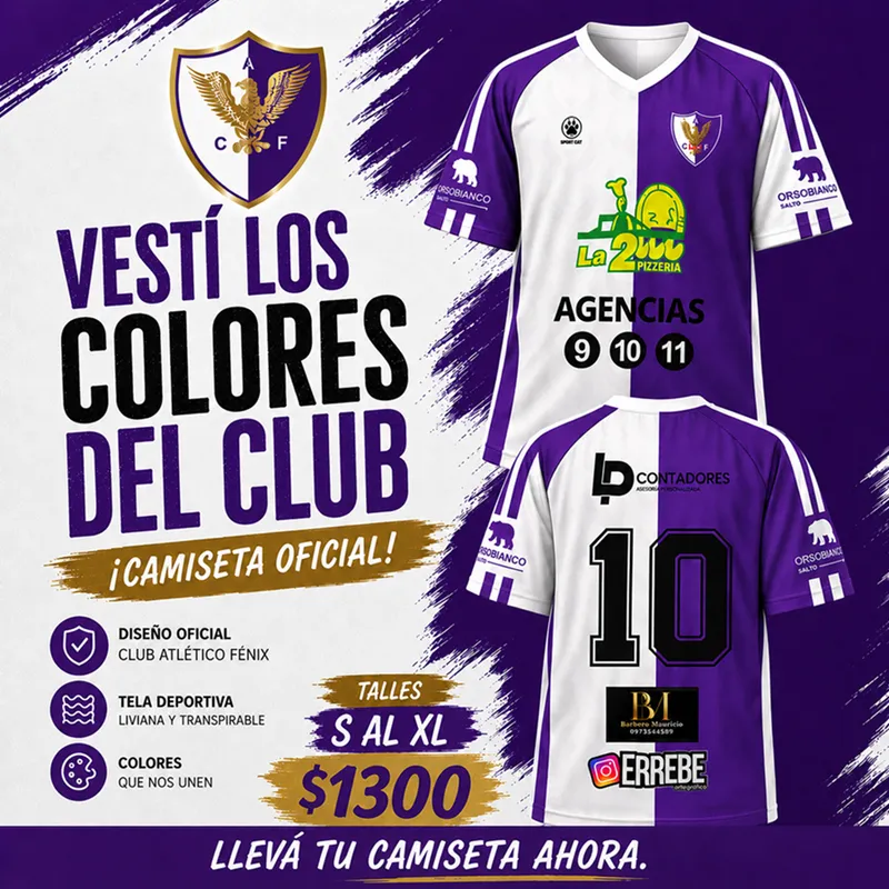 Camiseta Oficial 2026 - Adultos